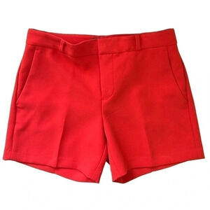 Banana  Republic Tailored City Shorts Stretch Crepe Orange Size 0 NWOT